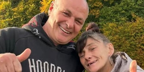 Wayne Putley and his late sister