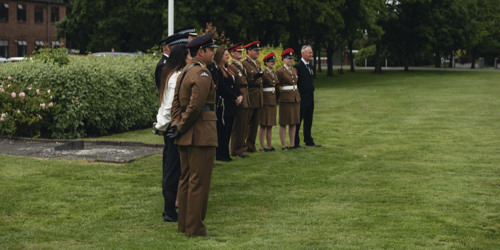 Flag Raising At Hutton Hq